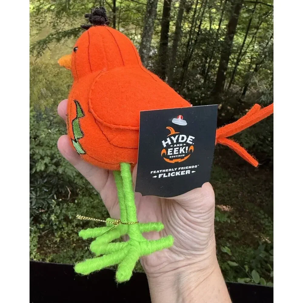 Target Halloween Featherly Friends Bird Hyde & Eek Flicker Pumpkin Bird New!
